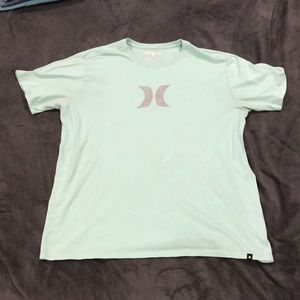 Turquoise Hurley tee shirt worn twice